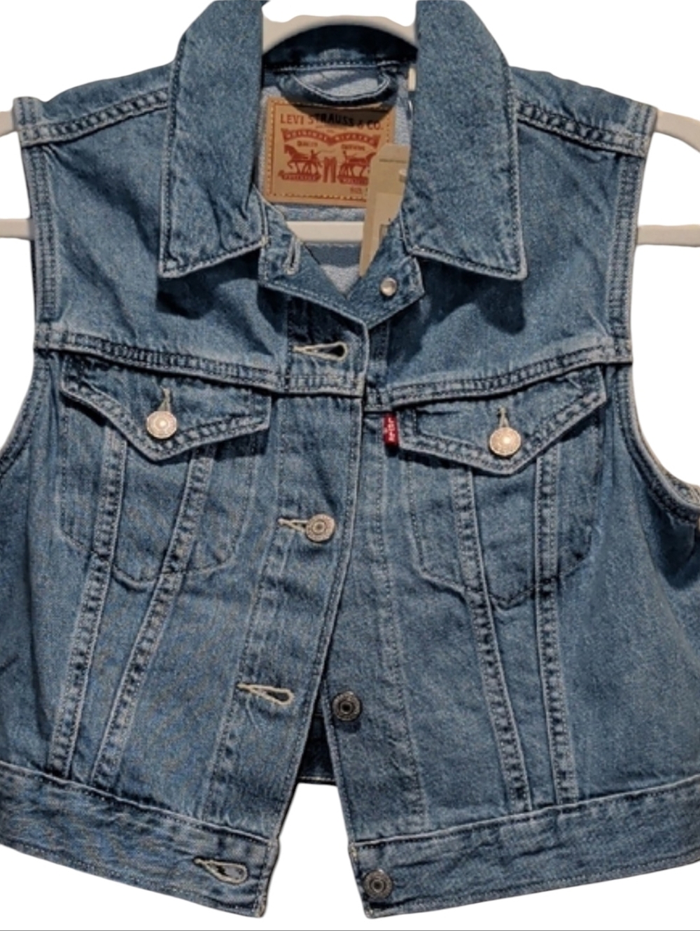 Levi's Classic Blue Denim Vest (#B1021)